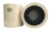 Rouleau en caoutchouc SBR/NBR de 10 pouces pour décortiqueuse de riz, pour la découpe des coquilles de tambour en fer, capacité de 250 tonnes/paire, taux de décorticage de 90%-95%