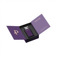 Boîte rigide portable personnalisée avec logo imprimé pour échantillons d'huiles essentielles et de parfums, doublure en éponge, poignée, fermeture magnétique, étanche