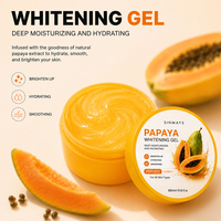 Gel éclaircissant à la papaye et au glutathion, gel hydratant pour le corps et le visage, réparation des taches brunes