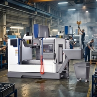 Centre d'usinage vertical VMC850, machine de fraisage CNC, commande Fanuc BT40, machine de fraisage de précision pour métaux