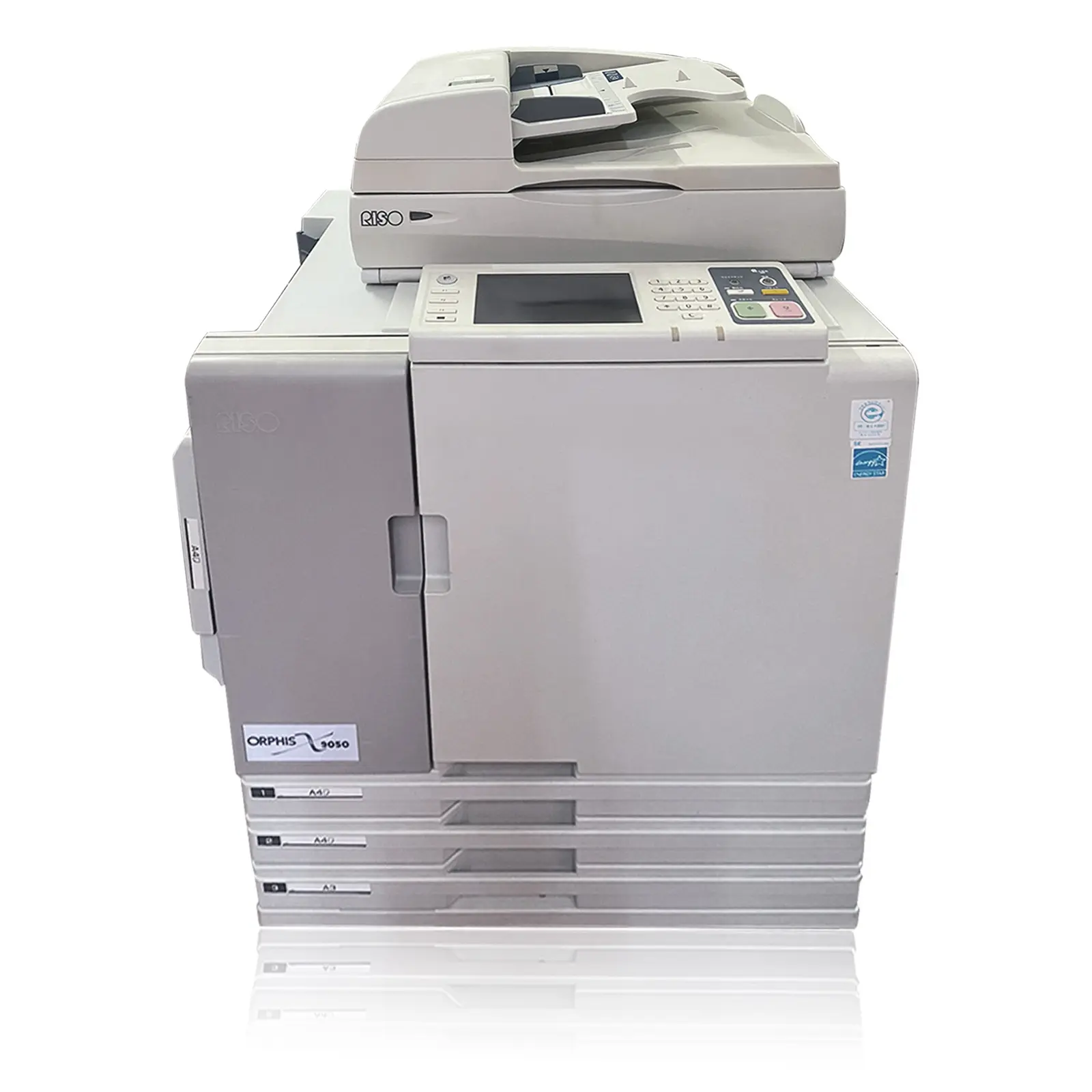 Riso A3 High Speed Photocopier Printer Comcolors Machine General Copier Machine Colored 150ppm X 7250 7200 9050 Refurbished 4g