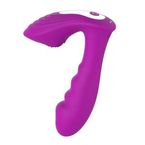 Nuova femmina autosufficiente 10 frequenza di aspirazione + 10 frequenza di vibrazione + ricarica USB + pene da indossare prodotti per la pianificazione familiare - Product Image 2