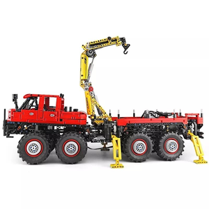 Pour moule roi 13146 série d'ingénierie RC camion forestier à charnière 3068 pièces en plastique voiture briques modèle technique jouet éducatif pour - Product Image 2