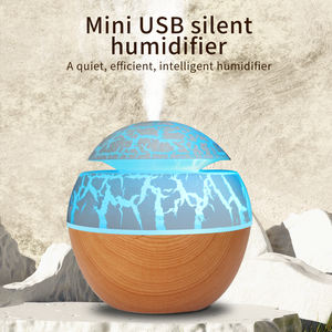 Mini purificateur d'<span class=keywords><strong>air</strong></span> USB domestique à tête de champignon, diffuseur d'aromathérapie de bureau à atomisation, humidificateur à grain de bois, humidistat, 1 an - Product Image 5