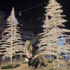 3d Outdoor Kerstvakantie Thema Led Decoratie Kerstboom Motief Licht