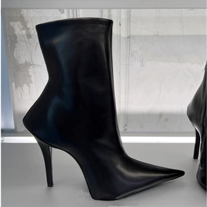Bottines mi-mollet à talon fin pour femmes, sexy, 2024 - Product Image 5