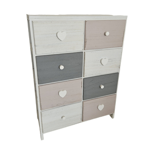 Armoire de rangement en bois organisateur de jouets pour enfants conception de bord sûr peinture Non toxique pour salle de jeux de pépinière - Product Image 2