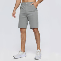 Shorts Deportivos de Secado Rápido, Transpirables, de Nylon y Spandex, Cintura Media, con Bolsillos Laterales, para Verano, Venta al Por Mayor