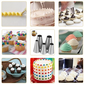 29 PCS Cake <strong>Decorating</strong> <strong>Kit</strong> with Piping Nozzles Baking Accessories Tool Set for Cake Cookies <strong>Biscuit</strong> Mousse in Storage Box - Product Image 2