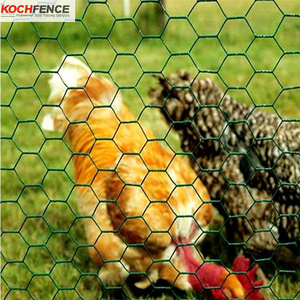 Valla de granja Malla de alambre hexagonal galvanizada para cría de aves de corral y jardinería - Product Image 4