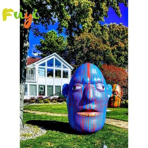ลูกโป่งรูปหัวมนุษย์เป่าลมหลากสีสันตกแต่งแบบเป่าลมแบบ<span class=keywords><strong>จำลอง</strong></span>หัวเป่าลมขนาดยักษ์สำหรับตกแต่งในที่สาธารณะ - Product Image 5