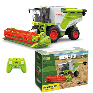 Moissonneuse-batteuse télécommandée 1:24, tracteur agricole RC 6 canaux 2,4 GHz avec lumière, son et pulvérisation, <span class=keywords><strong>jouet</strong></span> pour enfants, cadeau - Product Image 1