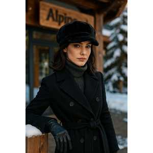 Accesorio de Piel Sintética Gruesa de Color Blanco Roto para Esquí y Nieve, Cálido y Esponjoso con Textura de Piel - SPK1128 - Product Image 1