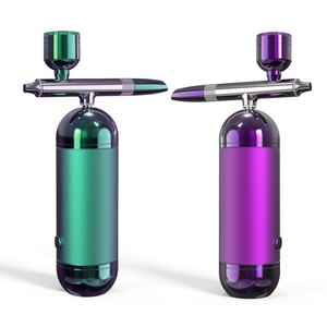 Pistolet de pulvérisation portable USB rechargeable pour nail art, aérographe simple action - Product Image 6