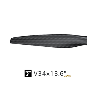 Par de Hélices de Fibra de Carbono T-MOTOR V34x13.6 para VANT Multirrotor de Carga Pesada Extrema, Motores de Crucero de Ala Fija Grandes de 34 Pulgadas - Product Image 5