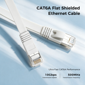 สายแพทช์อีเธอร์เน็ต UNIEAN <span class=keywords><strong>Cat</strong></span>.<span class=keywords><strong>6A</strong></span> 10Gbps <span class=keywords><strong>F</strong></span>/<span class=keywords><strong>UTP</strong></span> ป้องกันสัญญาณรบกวน ทองแดงแท้ - Product Image 1