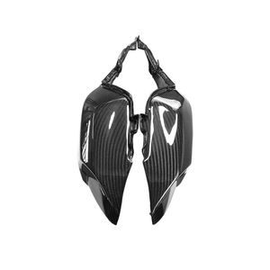 Panel de entrada de aire lateral superior para motocicleta, protección de fibra de carbono 3k para Yamaha MT <span class=keywords><strong>07</strong></span> <span class=keywords><strong>FZ</strong></span> <span class=keywords><strong>07</strong></span> MT07 FZ07 2014-2017 - Product Image 3
