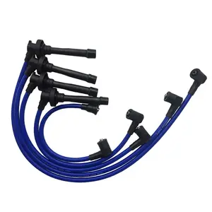 La bujía de encendido de conjunto para Honda Civic 1992-2000 Del Sol 1993-1997 Acuerdo 1994-2002 L4 EG EK EJ D15 D16 cable encendido