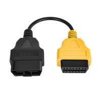 Conector OBD para Auto, Juego Completo de 6 Cables Adaptadores OBD para Escaneo de ECU, Compatible con Fiat Multi EcuScan OBD2