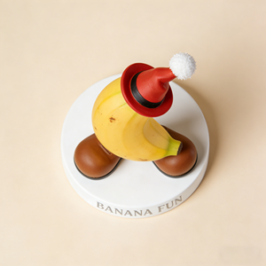 Figurine <span class=keywords><strong>Banane</strong></span> Anthropomorphe Originale, Ornement de Collection en Résine Style Hip-<span class=keywords><strong>Hop</strong></span> Urbain - Product Image 4