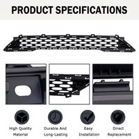 Pour Hyundai Tucson 2019-2021, grille inférieure du pare-chocs avant, grille texturée en maille noire, couverture OE 86561D3500 86561-D3500