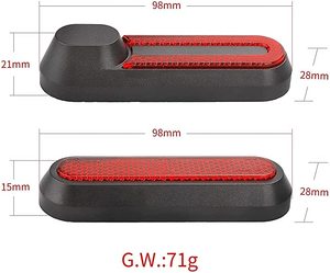 Fourche de <span class=keywords><strong>roue</strong></span> avant avec coque de protection en plastique rouge, ensemble complet pour accessoires de scooter électrique <span class=keywords><strong>Xiaomi</strong></span> <span class=keywords><strong>M365</strong></span> PRO - Product Image 3