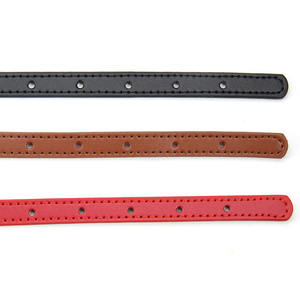 Collar de cuero con cascabel para cachorro, pajarita de lujo para perro pequeño - Product Image 3