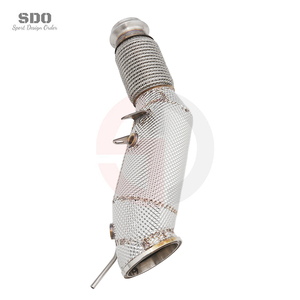 SDO Performance - Tubo de Escape de Alto Flujo de Acero Inoxidable con Catalizador y Protección Térmica para BMW 320i 330i 530i Z4 G29 B48 2.0T 2017-2024 - Product Image 3