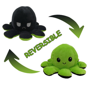 Nuevo Peluche de Pulpo Reversible con Expresiones de Doble Cara, un Lindo Peluche con un Pequeño Pulpo en la Parte Posterior - Product Image 6