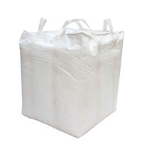 Bolsa Jumbo de 1.5 Toneladas, Supersaco de 1000 kg, 100% Polipropileno, Bolsas FIBC de Plástico Antiestático, con Banda de Refuerzo, Fondo Plano, Big Bag
