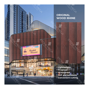 Prix <span class=keywords><strong>de</strong></span> gros Revêtement mural Panneau <span class=keywords><strong>de</strong></span> revêtement mural <span class=keywords><strong>Suez</strong></span> en bois d'origine Panneaux muraux flexibles en pierre artificielle en porcelaine souple - Product Image 1