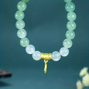 Pulsera de Piedra Natural con Cuentas de Vidrio Coloridas, Experto en Armonía en Relaciones, Etiqueta Blanca, Paquete Listo para Comercio Electrónico - Product Image 3