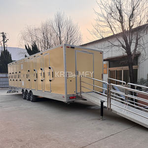 Toilettes portables 2025 de bonne qualité, sanitaires mobiles publics fabriqués en Chine, salle de toilettes temporaire avec douche - Product Image 5