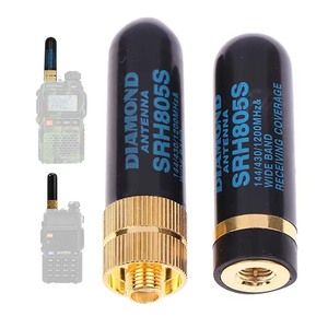 Diamant SRH 805S pouce <span class=keywords><strong>Mini</strong></span> <span class=keywords><strong>antenne</strong></span> <span class=keywords><strong>courte</strong></span> SRH805S double bande VHF UHF femelle mâle talkie-walkie accessoires <span class=keywords><strong>Antenne</strong></span> pour UV K5 K6 - Product Image 1