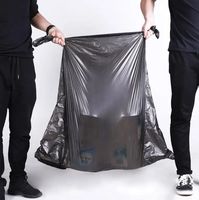 Sacs poubelles D1004B SYNHUA en plastique noir robuste, recyclables, extra grands, imprimés, pour écouteurs et usage domestique