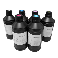 UV LED curing tinta untuk Epson L1800 1390 XP600 TX800 DX5 DX7 i3200 i1600 4720 kepala cetak UV Flatbed DTF tinta printer