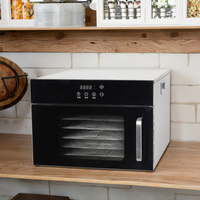 Déshydrateur alimentaire électrique en acier inoxydable à 10 plateaux, contrôle numérique, faible bruit, usage domestique, séchage des fruits et légumes