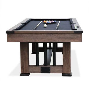 8FT 3 in 1 tavolo da biliardo in stile <span class=keywords><strong>roma</strong></span> con tavola da ping pong e piano del tavolo da riunione - Product Image 5