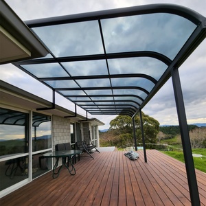 방풍 옥외 차고 헛간 금속 알루미늄 차 항구 폴리탄산염 지붕 덮개 간이 차고 일요일 그늘 - Product Image 3