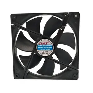 Quality Approved 80x80x25 8cm Brushless Motor 12v DC Cooling Fan