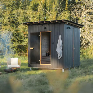 Sauna Esterna Popolare <span class=keywords><strong>2026</strong></span> per 4-6 Persone, Cabina a Cubo con Pietre Calde e Vapore Umido, con Panca a L - Product Image 2