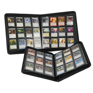 Reliure pour cartes à collectionner de haute qualité en PU personnalisée par le fabricant, 9 pochettes, pour le rangement et l'affichage des cartes - Product Image 4