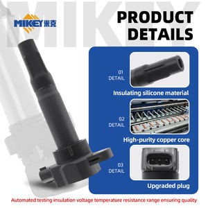 Fabricante 90919-02220 de la bobina de ignición de la calidad de MIKEY para Toyota Camry Corolla RAV 4 AutoPart - Product Image 2