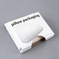 Boîtes d'emballage personnalisées pour draps de lit avec poignée, impression numérique, logo sur mesure, pour ensembles de literie