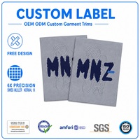 Étiquette haute définition pour marque de fitness, marque de vêtements fiable pour shorts et leggings, étiquette tissée avec logo, fournisseur personnalisé