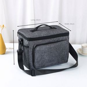 Large Capacity Oxford Cooler <b>Bag</b> with Shoulder Strap for Office Workers Use - Product Image 6