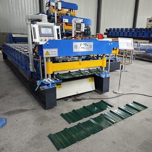 Machine de fabrication de feuilles de toiture trapézoïdales 840 IBR de haute précision entièrement automatique populaire au Cameroun - Product Image 2