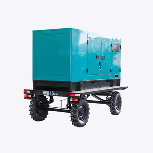 Siêu im lặng 70kw-150kw Máy phát điện diesel Trailer gắn với nước làm mát 50/60Hz tần số 1500rpm công nghệ cách âm - Product Image 4