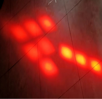 Nouveau 15W avertissement ligne arquée éclairage Signal chariot élévateur lumière rouge et bleu flèche statique voiture lumière accessoires