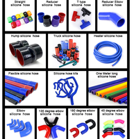 Tuyau flexible en silicone corrugué tressé en acier inoxydable pour radiateur de refroidissement automobile et turbo, vente en gros d'usine, sur mesure